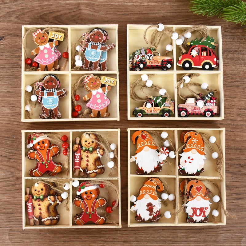 Christmas Wooden Pendants