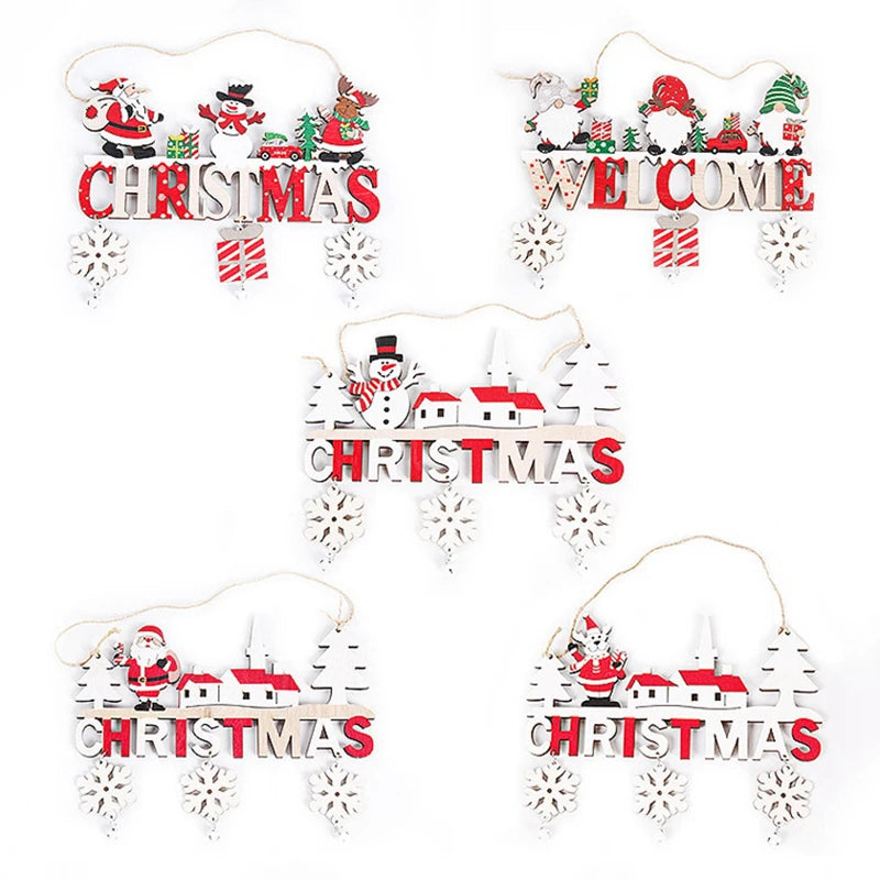 Christmas Wooden Hanging Ornament