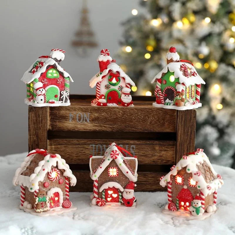 Christmas Gingerbread Small House Pendant