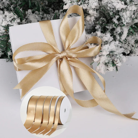 Gift Wrapping Ribbon Gold