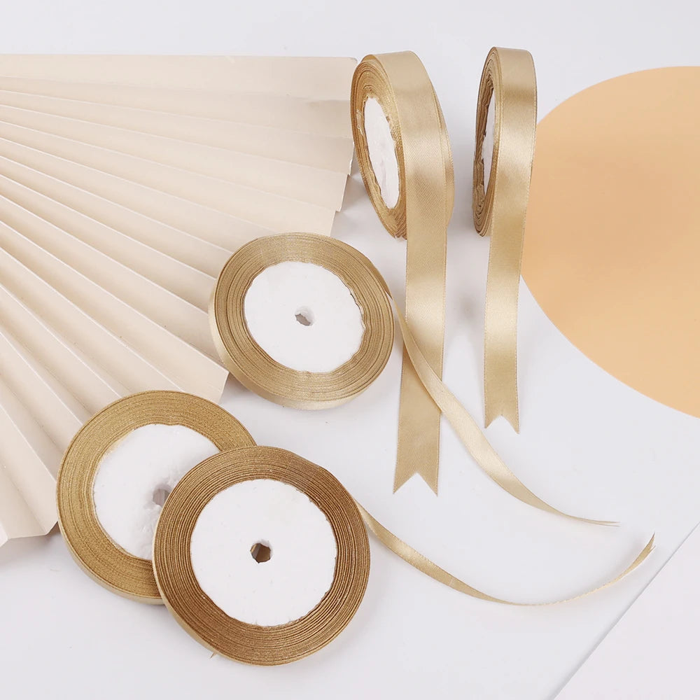 Gift Wrapping Ribbon Gold