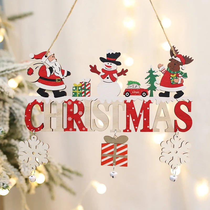 Christmas Wooden Hanging Ornament