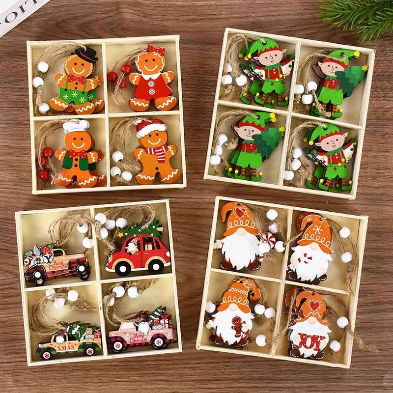 Christmas Wooden Pendants