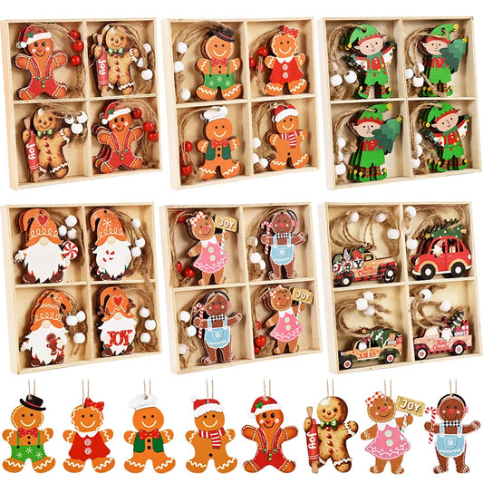 Christmas Wooden Pendants