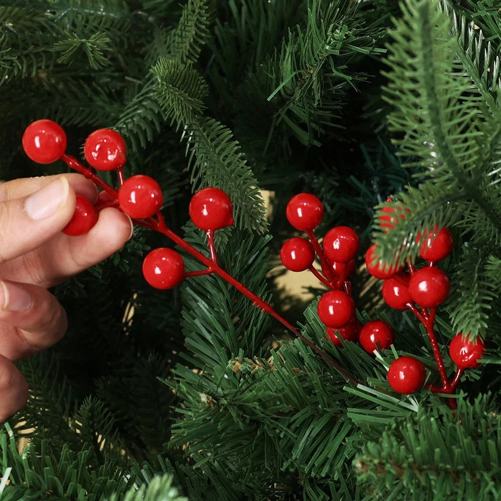 Christmas Berry Branch Cherry Stamen