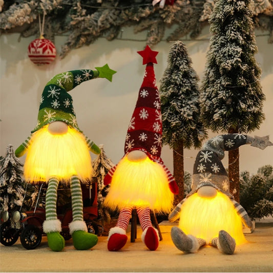 Christmas Gnome Faceless Doll