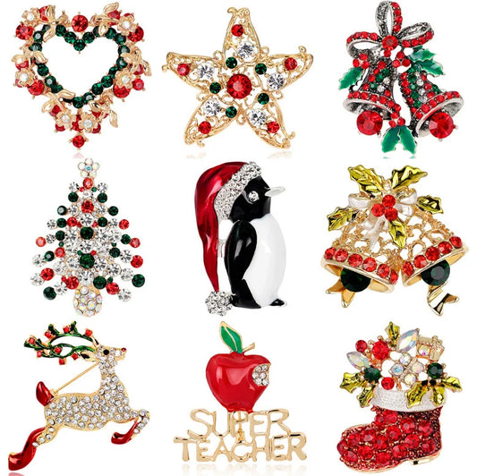 Luxury Exquisite Christmas Brooches Pins